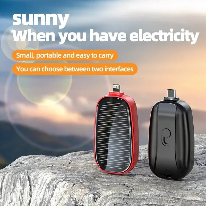 SolarPod Mini™ | Blijf onderweg verbonden met deze mini powerbank op zonne-energie!