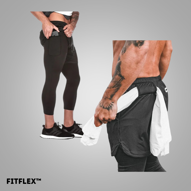 50% KORTING || FitFlex™ - Prestatie-shorts voor Mannen